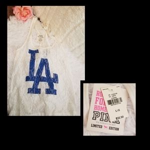 Lace racerback LA tank